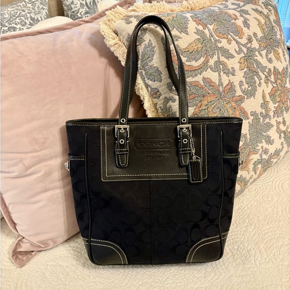 Coach Black Classic Tote Bag